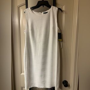 Tommy Hilfiger—Brand New With Tags—White Dress—Size 14